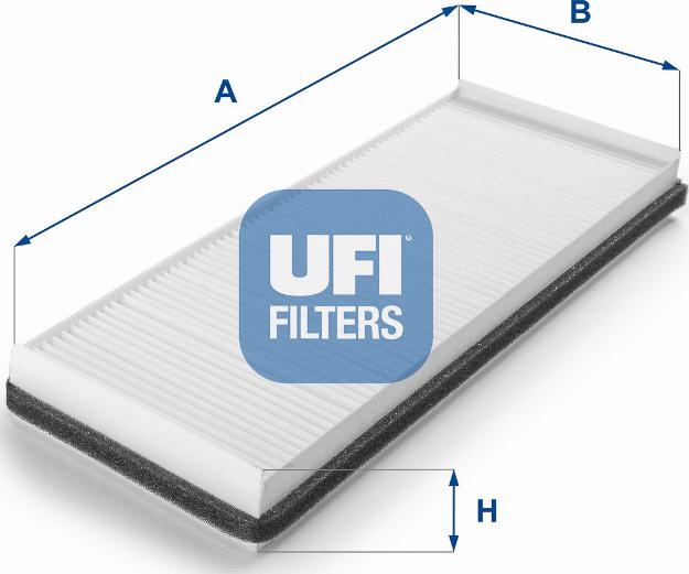 UFI 53.155.00 - Filtrs, Salona telpas gaiss autodraugiem.lv