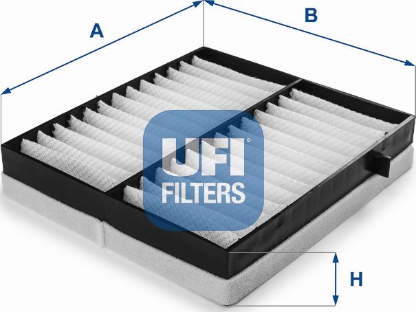 UFI 53.100.00 - Filtrs, Salona telpas gaiss autodraugiem.lv