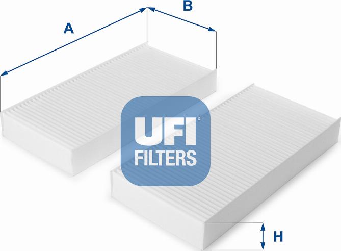 UFI 53.108.00 - Filtrs, Salona telpas gaiss autodraugiem.lv