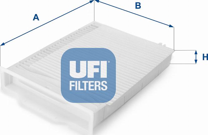 UFI 53.107.00 - Filtrs, Salona telpas gaiss autodraugiem.lv