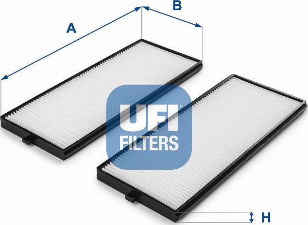 UFI 53.119.00 - Filtrs, Salona telpas gaiss autodraugiem.lv