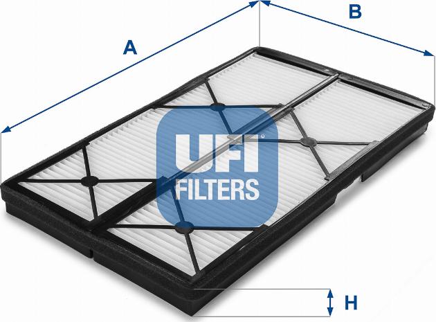 UFI 53.114.00 - Filtrs, Salona telpas gaiss autodraugiem.lv