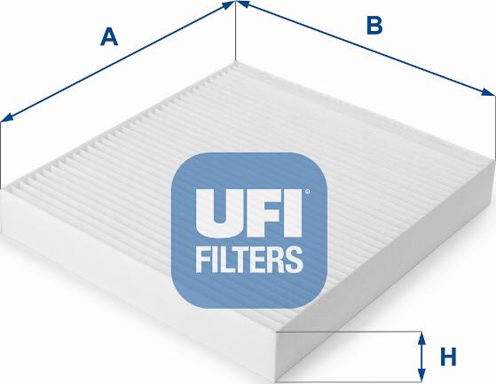 UFI 53.115.00 - Filtrs, Salona telpas gaiss autodraugiem.lv