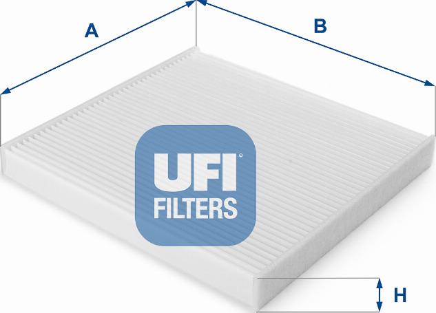 UFI 53.130.00 - Filtrs, Salona telpas gaiss autodraugiem.lv