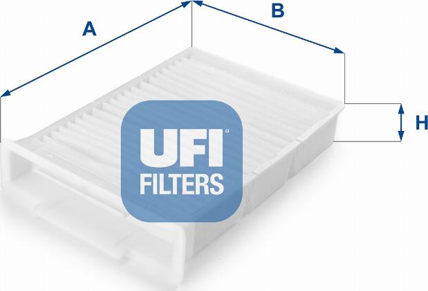 UFI 53.132.00 - Filtrs, Salona telpas gaiss autodraugiem.lv