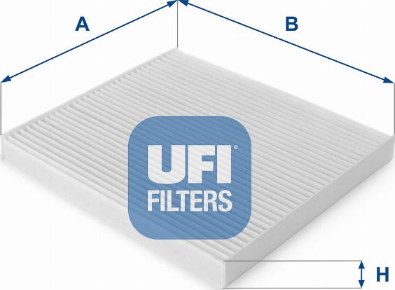 UFI 53.125.00 - Filtrs, Salona telpas gaiss autodraugiem.lv