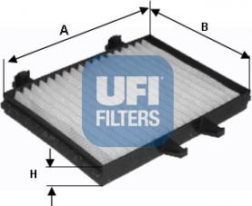 UFI 53.128.00 - Filtrs, Salona telpas gaiss autodraugiem.lv