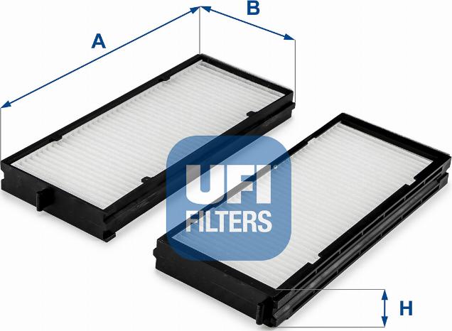 UFI 53.333.00 - Filtrs, Salona telpas gaiss autodraugiem.lv