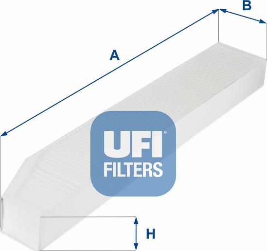 UFI 53.257.00 - Filtrs, Salona telpas gaiss autodraugiem.lv