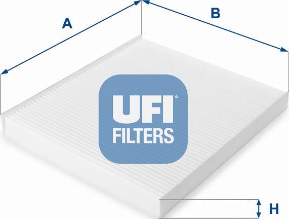 UFI 53.209.00 - Filtrs, Salona telpas gaiss autodraugiem.lv