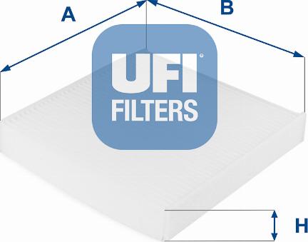 UFI 53.210.00 - Filtrs, Salona telpas gaiss autodraugiem.lv