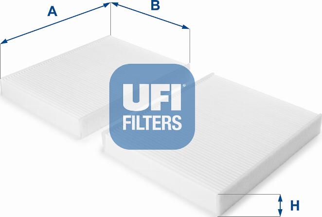 UFI 53.229.00 - Filtrs, Salona telpas gaiss autodraugiem.lv