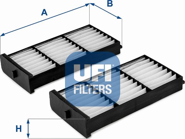 UFI 53.274.00 - Filtrs, Salona telpas gaiss autodraugiem.lv