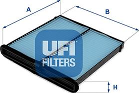 UFI 34.409.00 - Filtrs, Salona telpas gaiss autodraugiem.lv