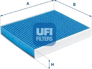 UFI 34.402.00 - Filtrs, Salona telpas gaiss autodraugiem.lv