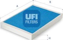 UFI 34.159.00 - Filtrs, Salona telpas gaiss autodraugiem.lv