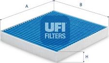 UFI 34.150.00 - Filtrs, Salona telpas gaiss autodraugiem.lv