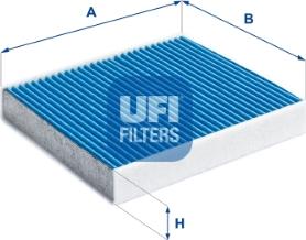 UFI 34.158.00 - Filtrs, Salona telpas gaiss autodraugiem.lv