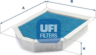 UFI 34.377.00 - Filtrs, Salona telpas gaiss autodraugiem.lv