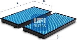 UFI 34.240.00 - Filtrs, Salona telpas gaiss autodraugiem.lv