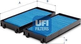 UFI 34.243.00 - Filtrs, Salona telpas gaiss autodraugiem.lv