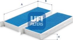 UFI 34.254.00 - Filtrs, Salona telpas gaiss autodraugiem.lv