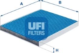 UFI 34.256.00 - Filtrs, Salona telpas gaiss autodraugiem.lv