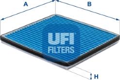 UFI 34.264.00 - Filtrs, Salona telpas gaiss autodraugiem.lv