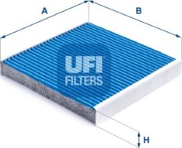 UFI 34.282.00 - Filtrs, Salona telpas gaiss autodraugiem.lv