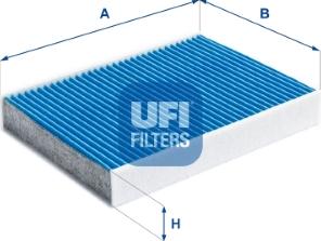 UFI 34.234.00 - Filtrs, Salona telpas gaiss autodraugiem.lv