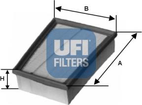 UFI 30.095.00 - Gaisa filtrs autodraugiem.lv