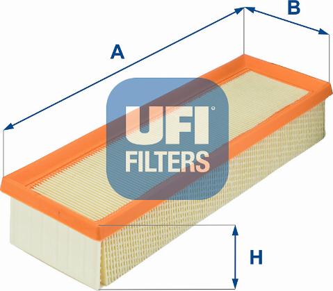 UFI 30.186.00 - Gaisa filtrs autodraugiem.lv