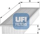 UFI 30.B54.00 - Gaisa filtrs autodraugiem.lv