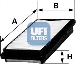 UFI 30.240.00 - Gaisa filtrs autodraugiem.lv