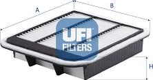 UFI 30.B07.00 - Gaisa filtrs autodraugiem.lv