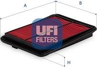 UFI 30.C62.00 - Gaisa filtrs autodraugiem.lv