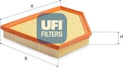 UFI 30.D33.00 - Gaisa filtrs autodraugiem.lv