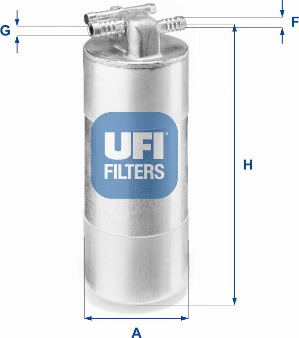 UFI 31.953.00 - Degvielas filtrs autodraugiem.lv