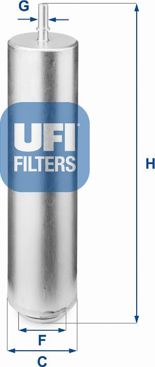 UFI 31.952.00 - Degvielas filtrs autodraugiem.lv