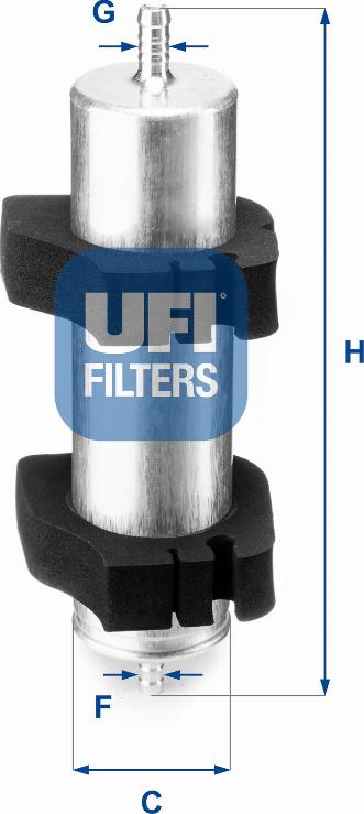 UFI 31.922.00 - Degvielas filtrs autodraugiem.lv