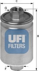 UFI 31.564.00 - Degvielas filtrs autodraugiem.lv