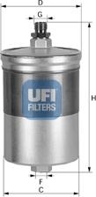 UFI 31.563.00 - Degvielas filtrs autodraugiem.lv
