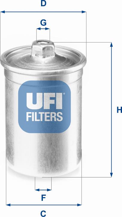 UFI 31.506.00 - Degvielas filtrs autodraugiem.lv