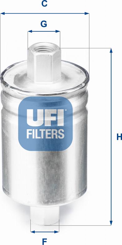 UFI 31.750.00 - Degvielas filtrs autodraugiem.lv