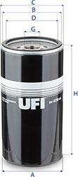 UFI 24.479.00 - Degvielas filtrs autodraugiem.lv