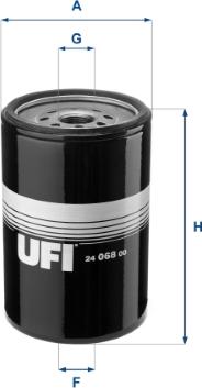 UFI 24.068.00 - Degvielas filtrs autodraugiem.lv