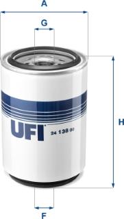 UFI 24.138.00 - Degvielas filtrs autodraugiem.lv