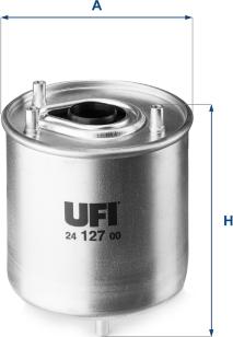 UFI 24.127.00 - Degvielas filtrs autodraugiem.lv