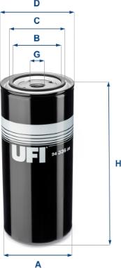 UFI 24.336.00 - Degvielas filtrs autodraugiem.lv
