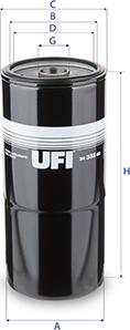 UFI 24.332.00 - Degvielas filtrs autodraugiem.lv